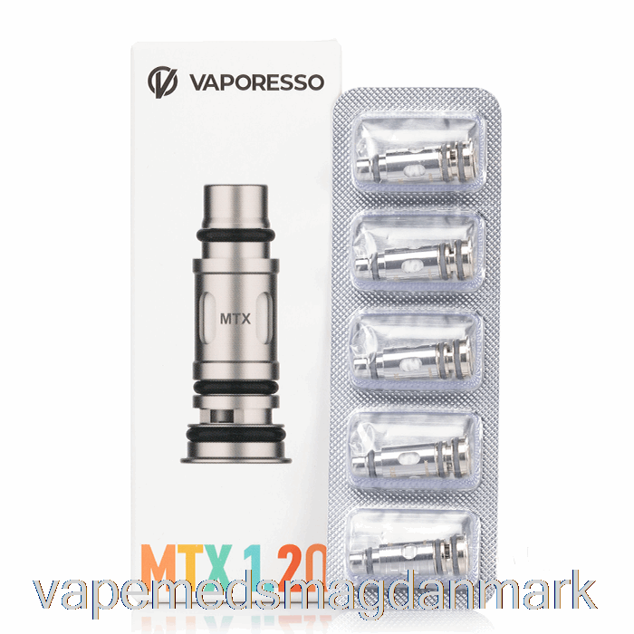 Vape Uden Nikotin Vaporesso Mtx Erstatningsspoler 1.2ohm Mtx Coils